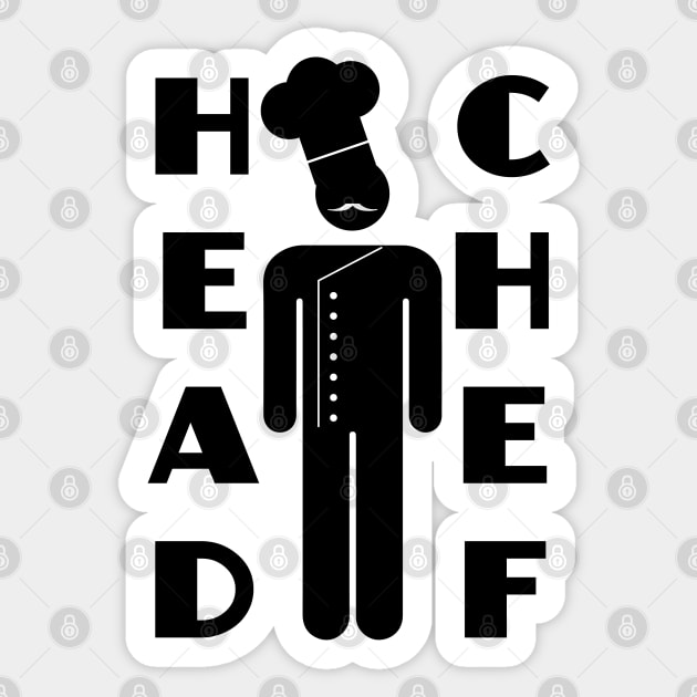 Head Chef Kitchen Boss Pictogram Sticker by HotHibiscus